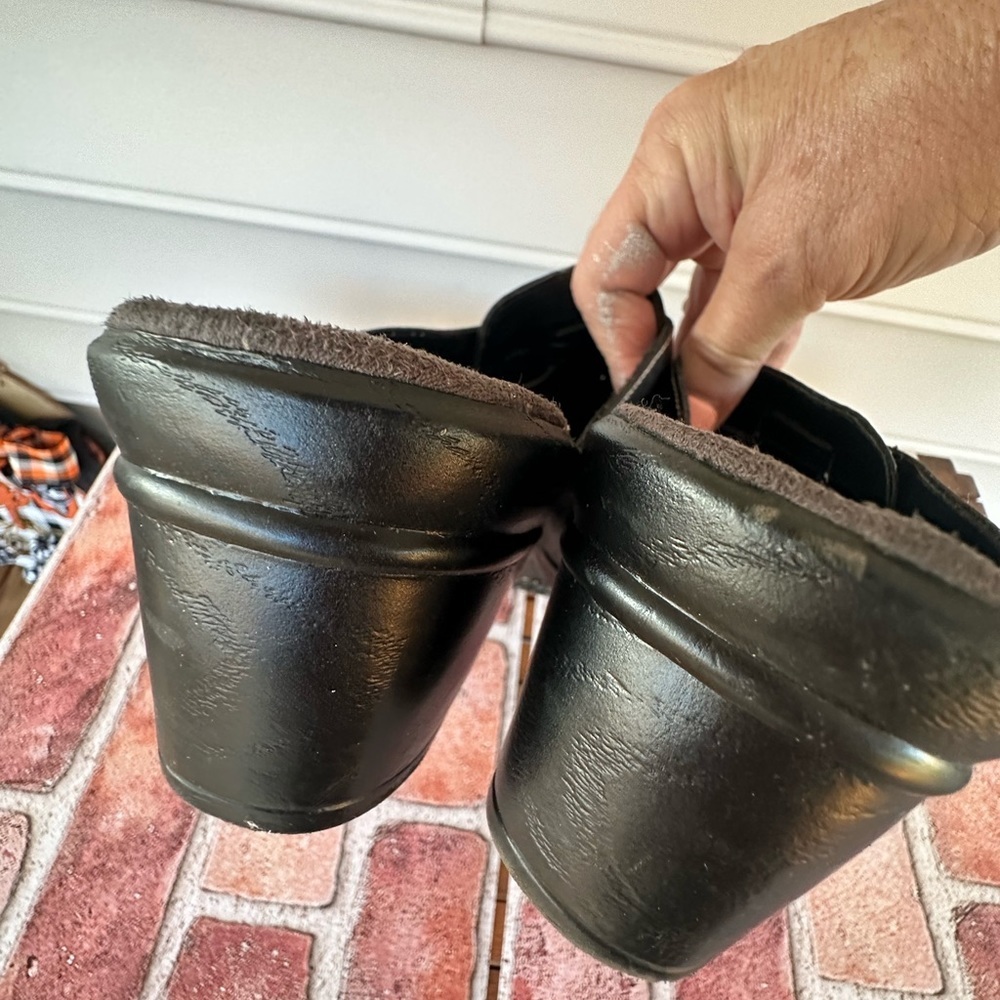 Dr Scholls women’s leather clogs size 9.5 - Picture 4 of 9